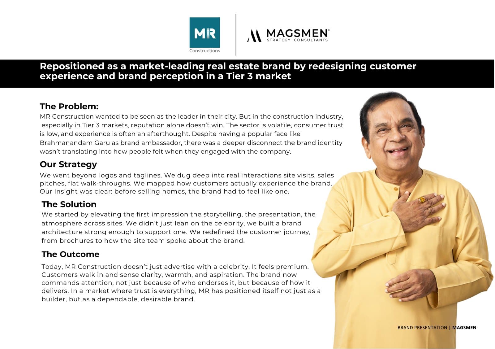 MR Constructions case study