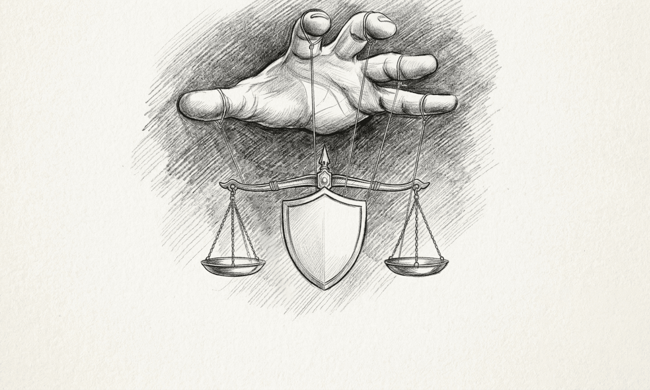 Editorial artwork for the legal brand protection insight